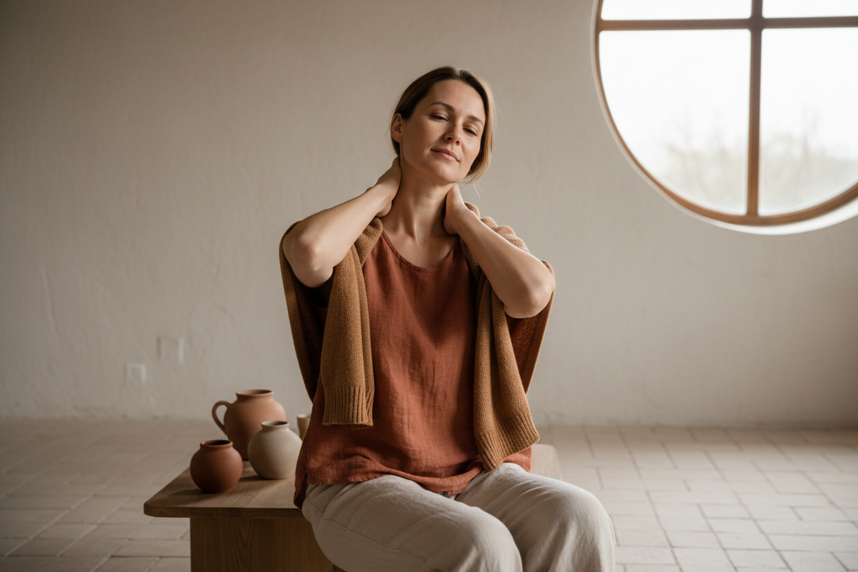 kronisk stress muskelspenninger nakke skulder triggerpunkt behandling